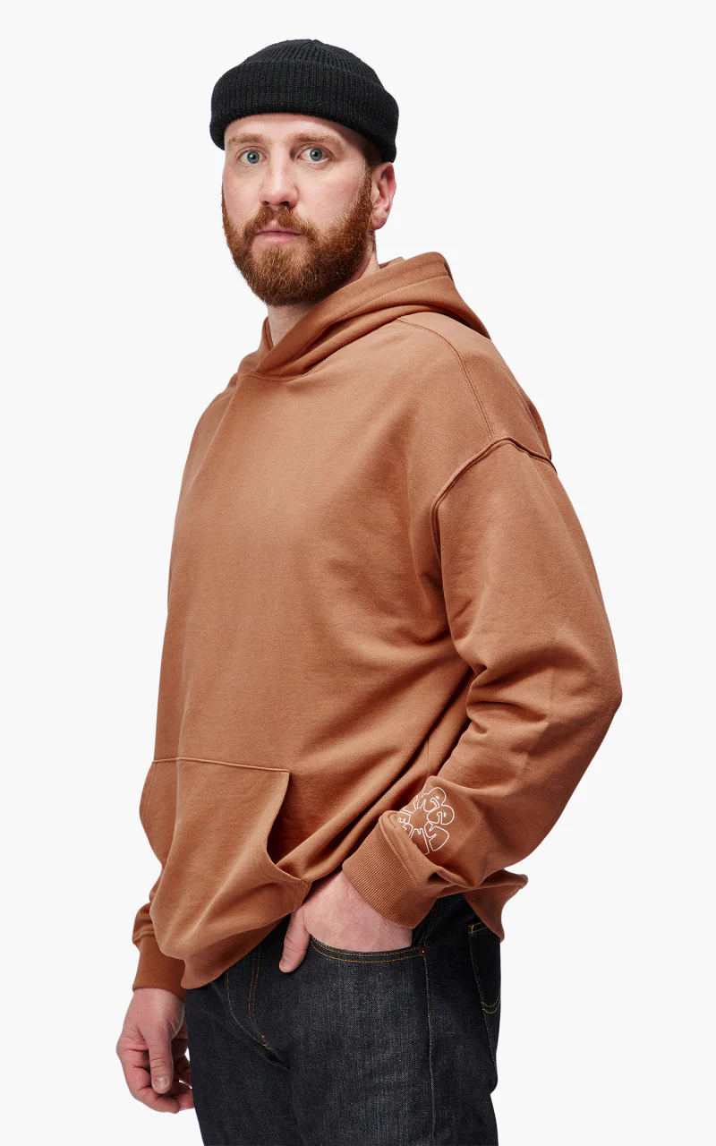 Lee Loose Print Hoodie Cider - Image 3