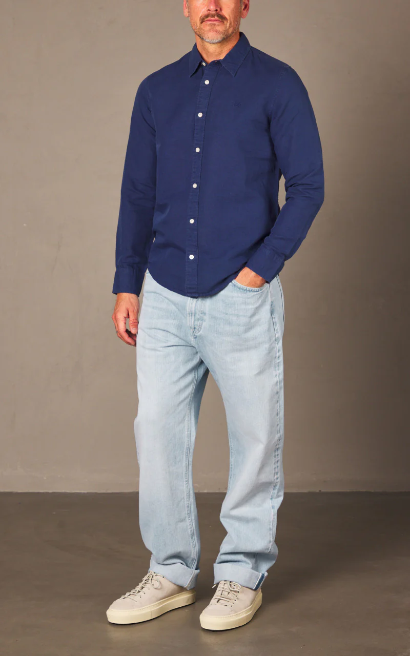 Lee Patch Shirt Medieval Blue - Image 2