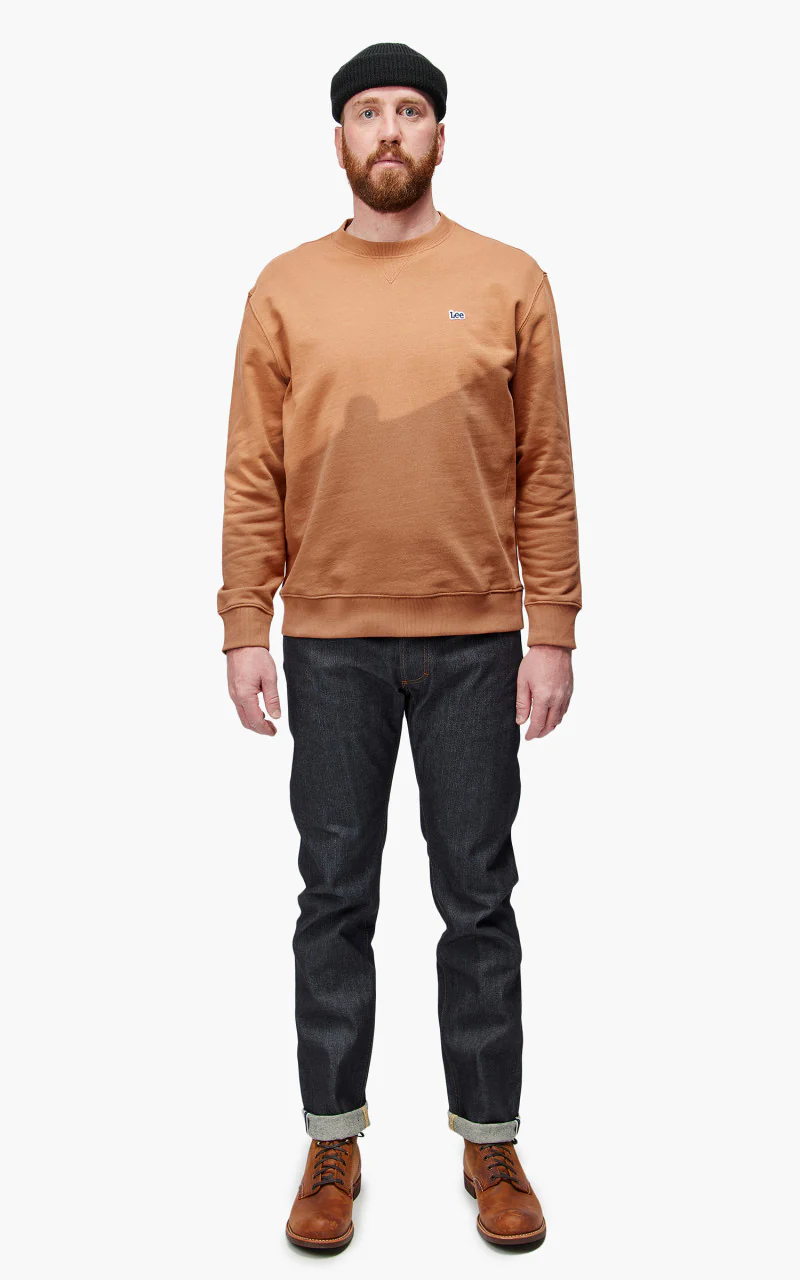 Lee Plain Crew Sweatshirt Cider - Image 2