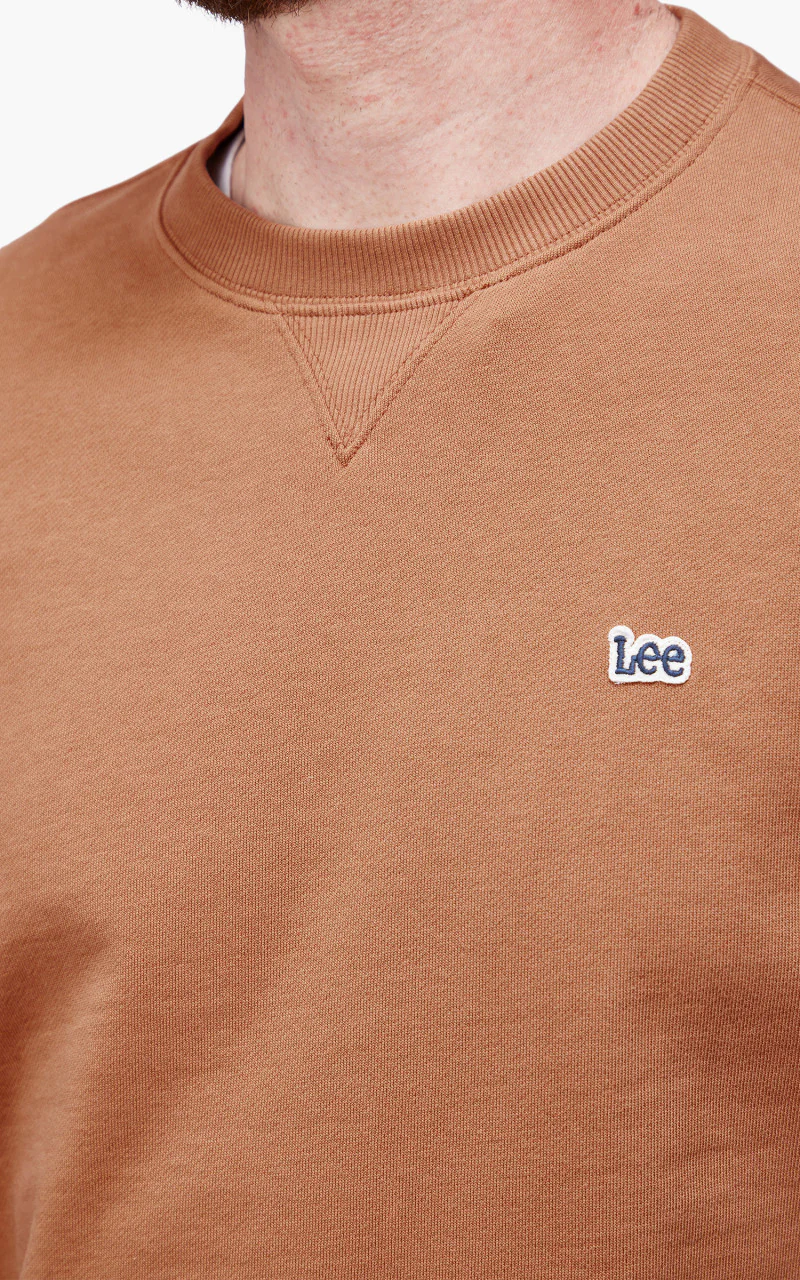 Lee Plain Crew Sweatshirt Cider - Image 3