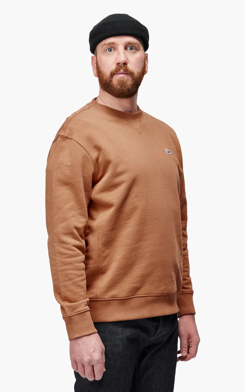 Lee Plain Crew Sweatshirt Cider - Image 4