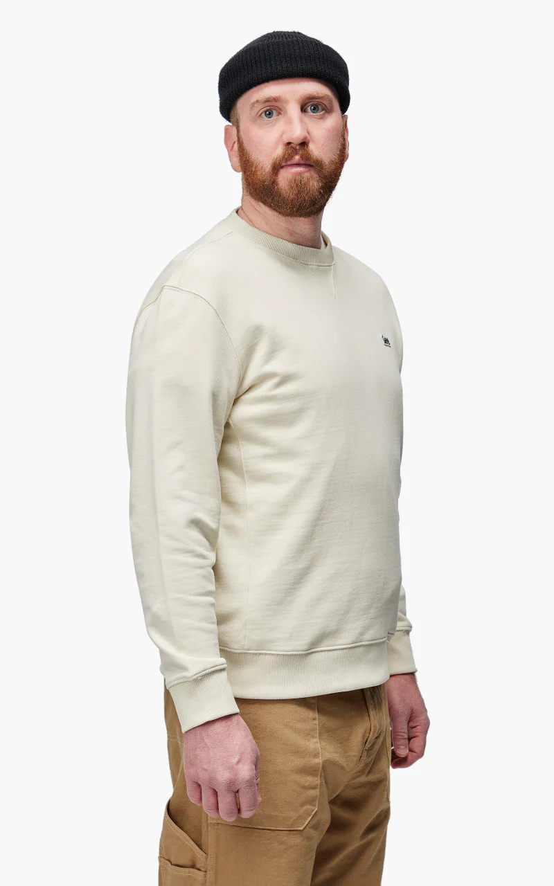 Lee Plain Crew Sweatshirt Ecru - Image 5