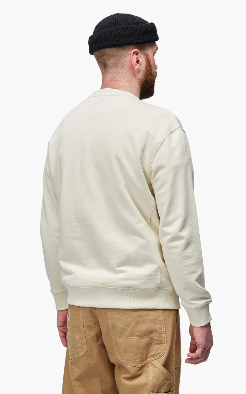 Lee Plain Crew Sweatshirt Ecru - Image 6