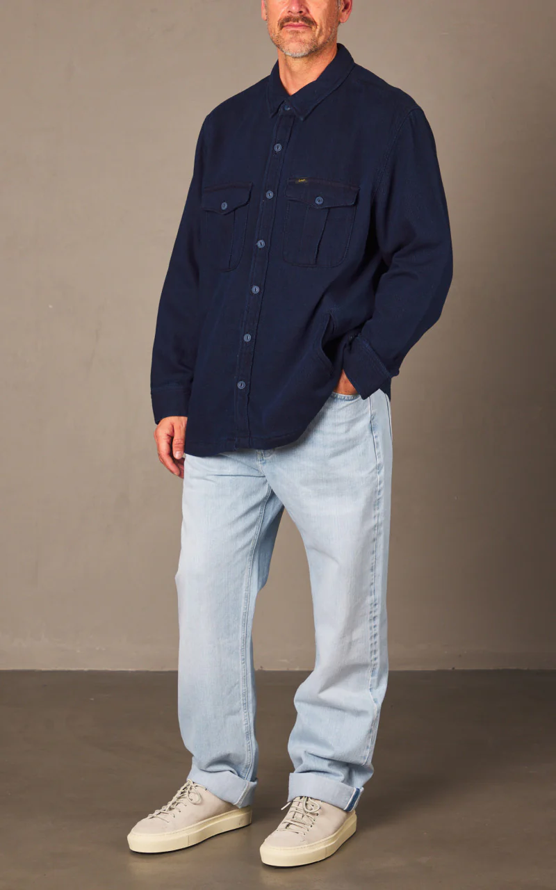 Lee Ranger Overshirt Pure Indigo - Image 2
