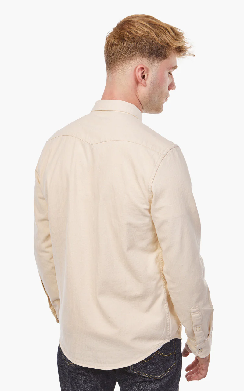 Lee Regular Western Shirt Ecru - Image 5