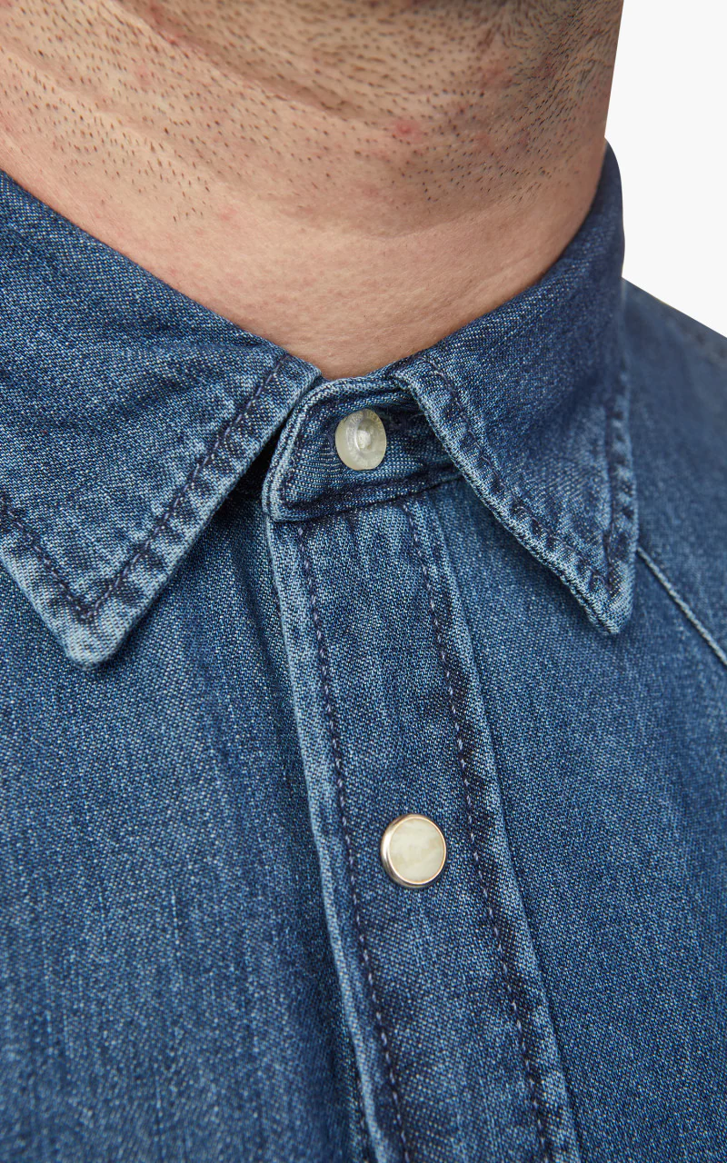 Lee Regular Western Shirt Mid Stone Wash - Image 7