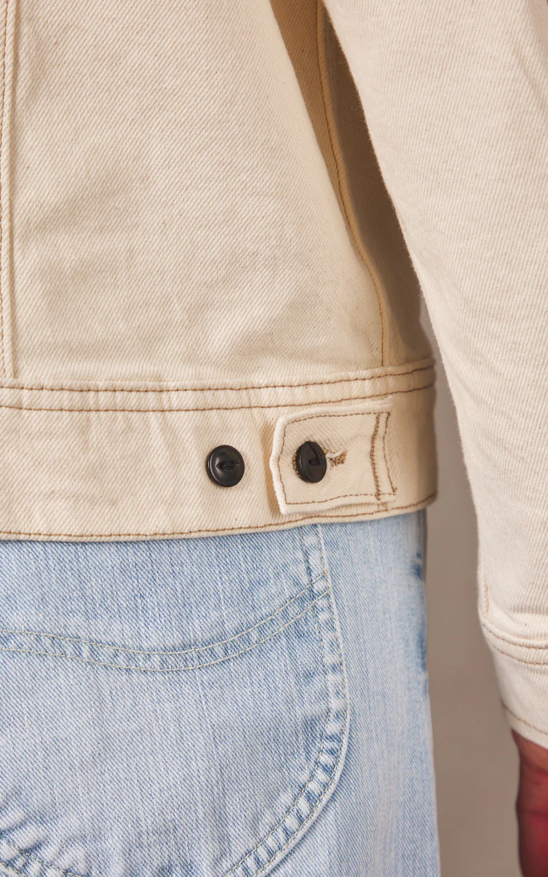 Lee Relaxed Rider Jacket Off White - Image 7