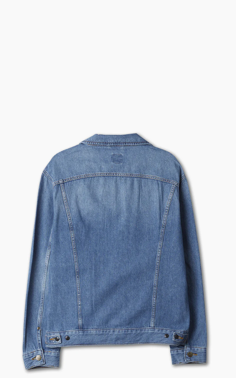 Lee Rider Jacket Blue Bird Mid Worn - Image 10