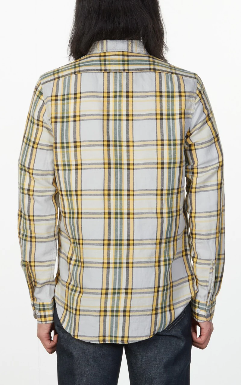 Lee Service Shirt Grey Violet Checked - Image 4