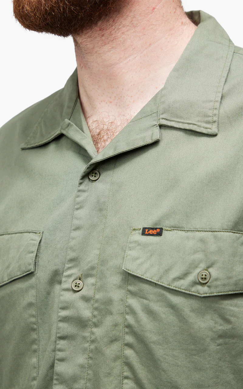 Lee Short Sleeve Chetopa Shirt Fort Green - Image 3