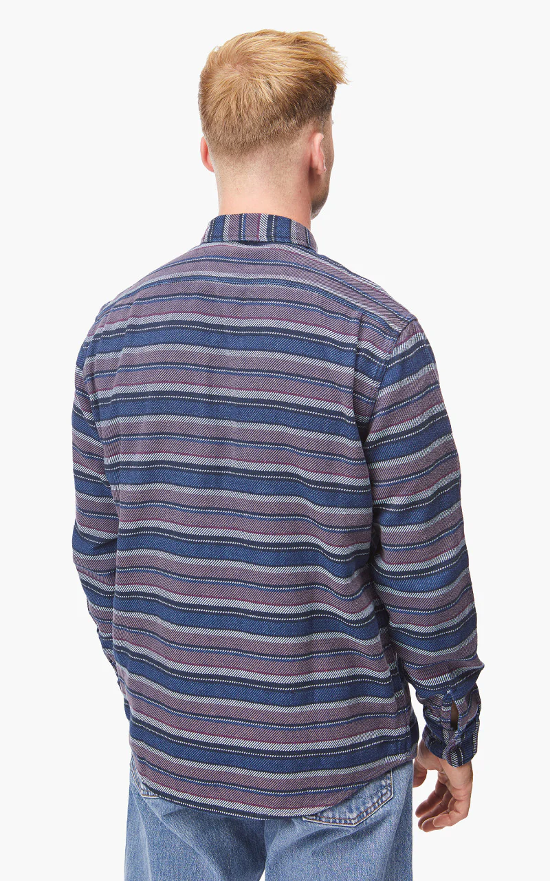 Lee Worker Shirt Indigo - Image 5