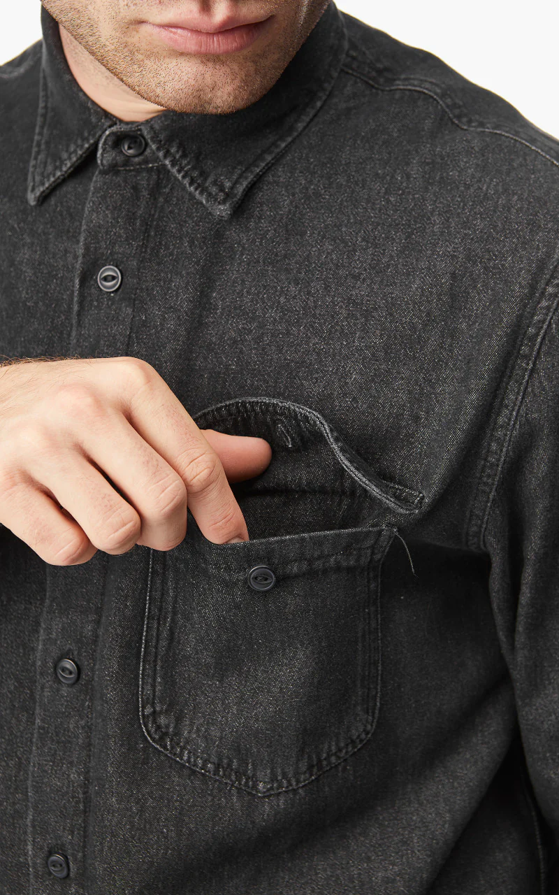 Lee Worker Shirt Union-Black - Image 6