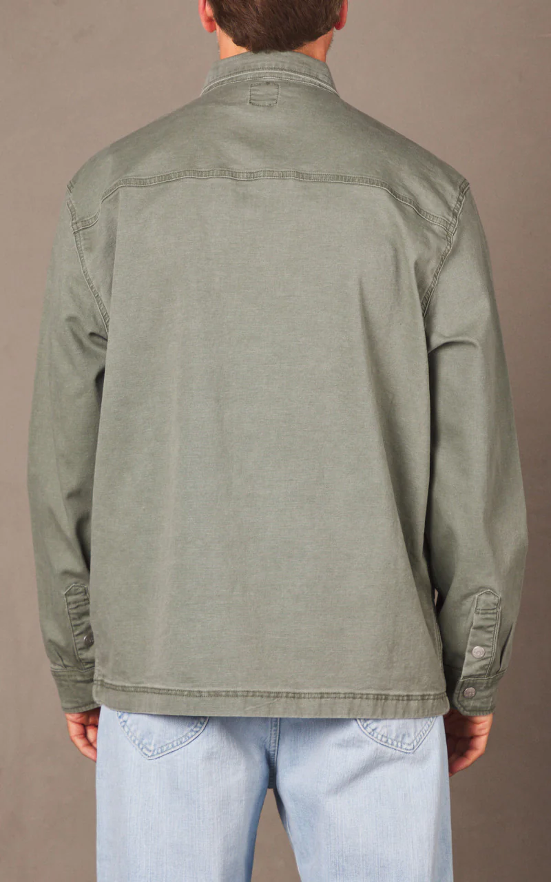 Lee Workwear Overshirt Olive Grove - Image 6