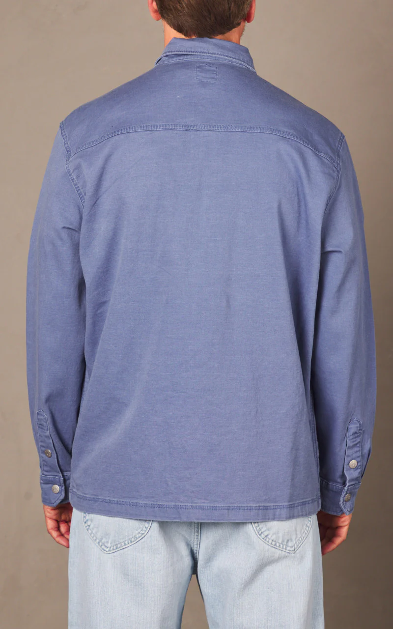 Lee Workwear Overshirt Surf Blue - Image 6