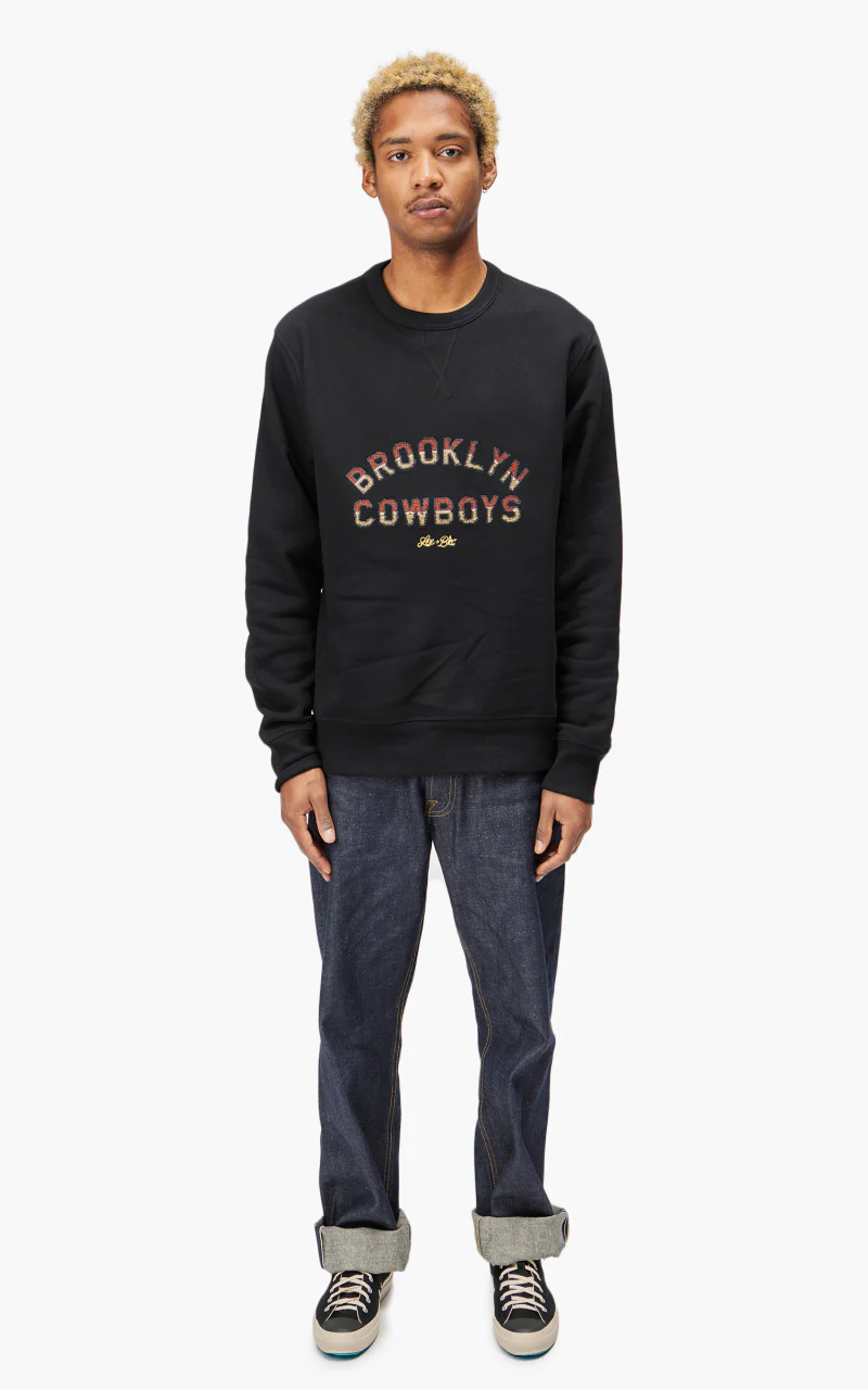 Lee x The Brooklyn Circus LS Fleece Crew Black - Image 2