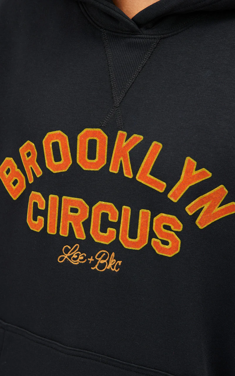 Lee x The Brooklyn Circus LS Fleece Hoodie Black - Image 5