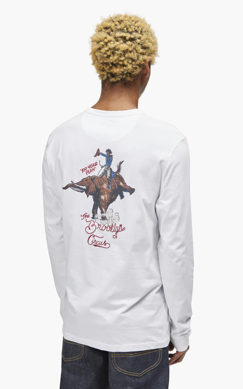 Lee x The Brooklyn Circus LS Jersey Tee White - Image 6