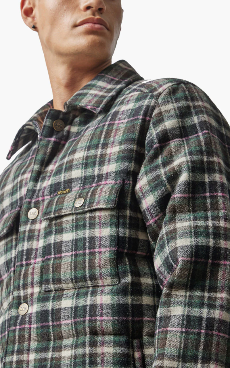Lee x The Brooklyn Circus Overshirt White Smoke - Image 7