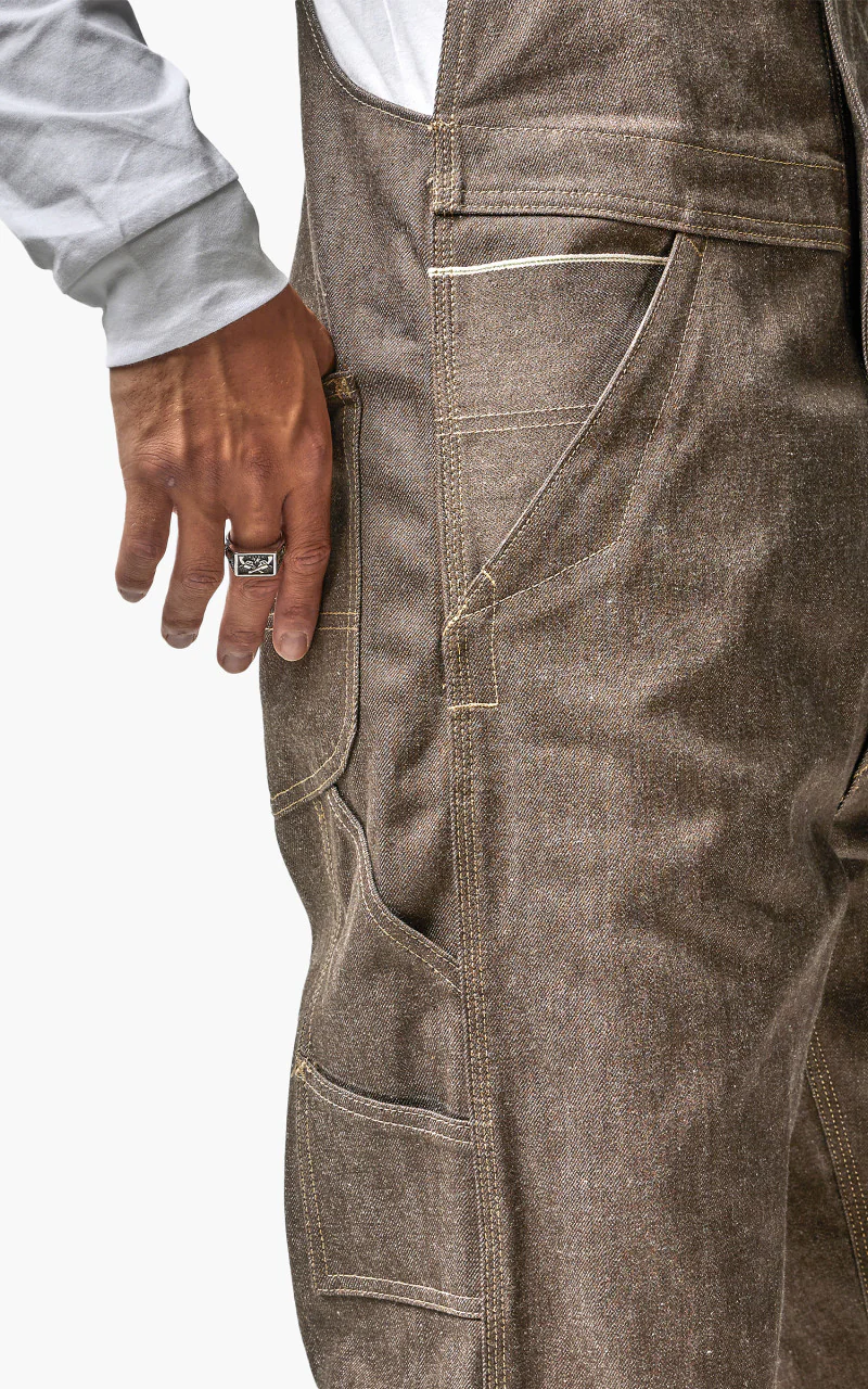 Lee x The Brooklyn Circus Whizit Overall Brown Selvedge - Image 6