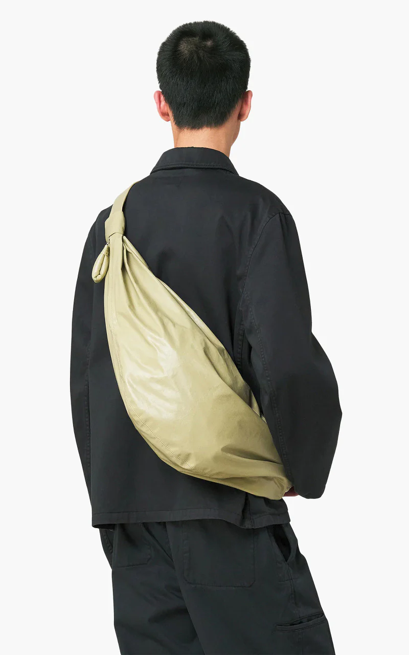 Lemaire Large Croissant Bag Lightweight Leather Dusty Sage - Image 2