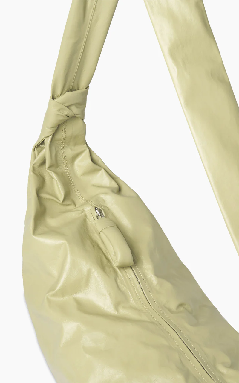 Lemaire Large Croissant Bag Lightweight Leather Dusty Sage - Image 3