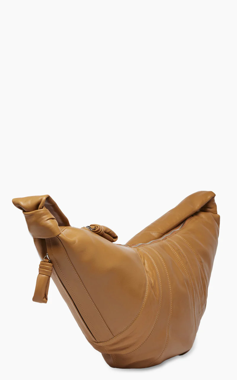 Lemaire Large Croissant Bag Nappa Leather Sugar Brown - Image 3