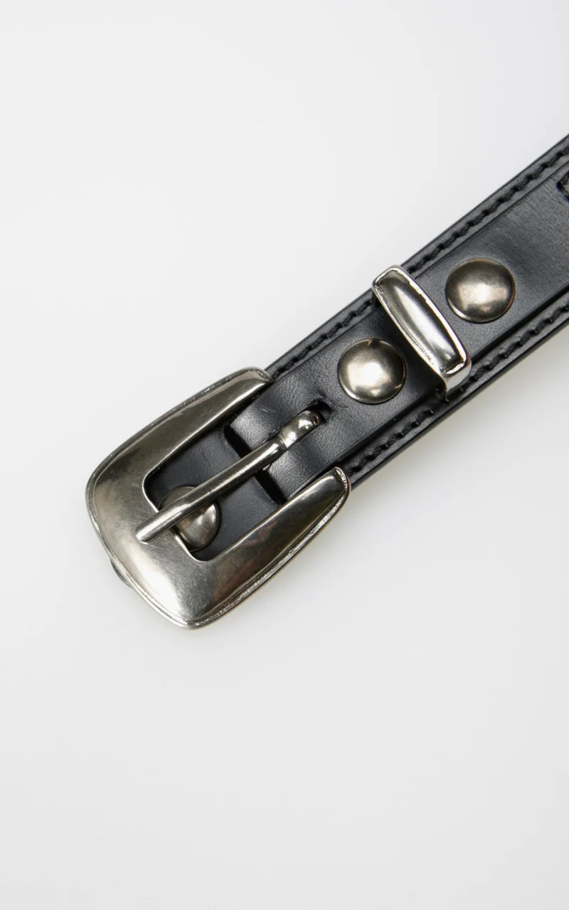 Lemaire Minimal Western Belt Leather Black - Image 2