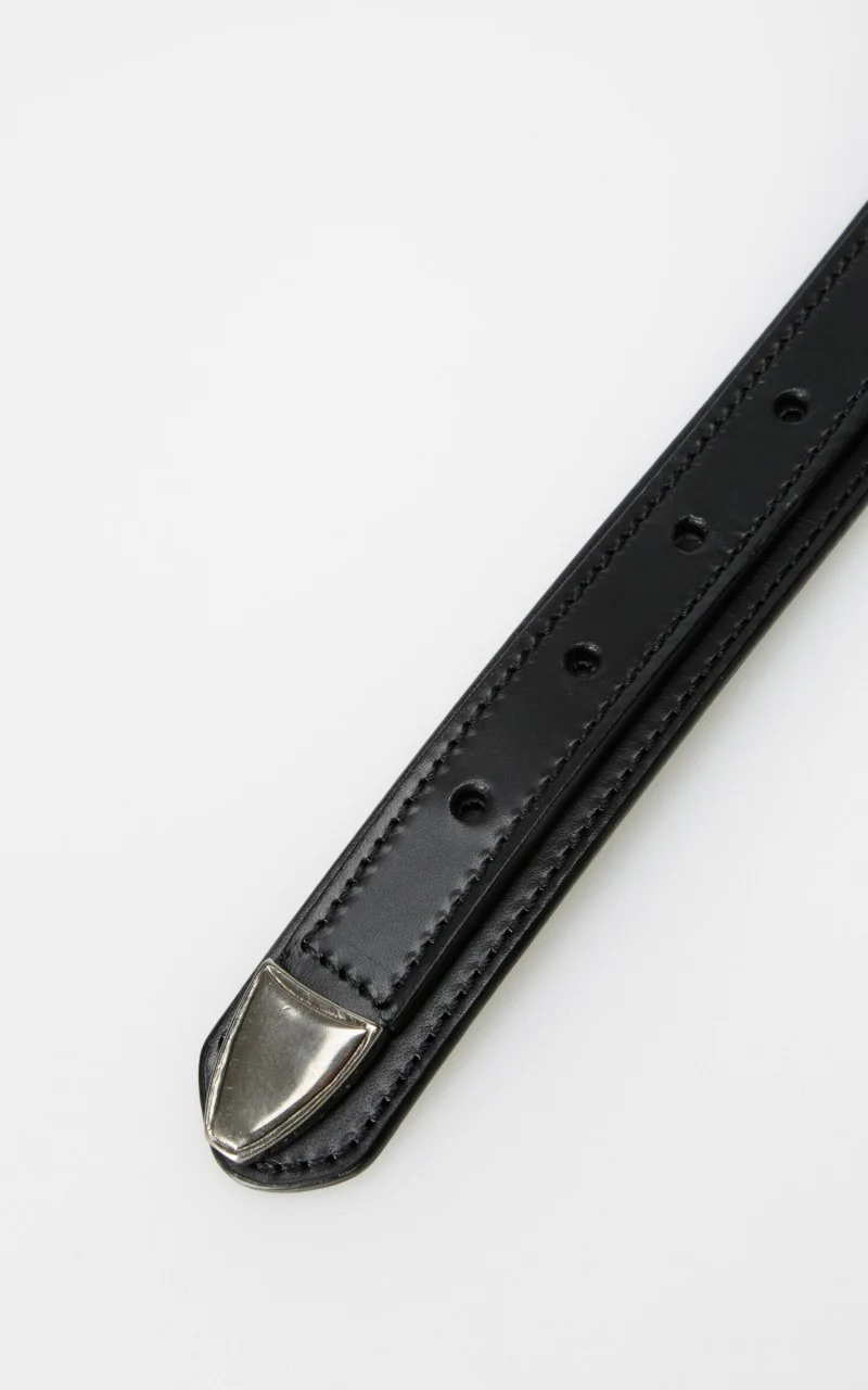 Lemaire Minimal Western Belt Leather Black - Image 3