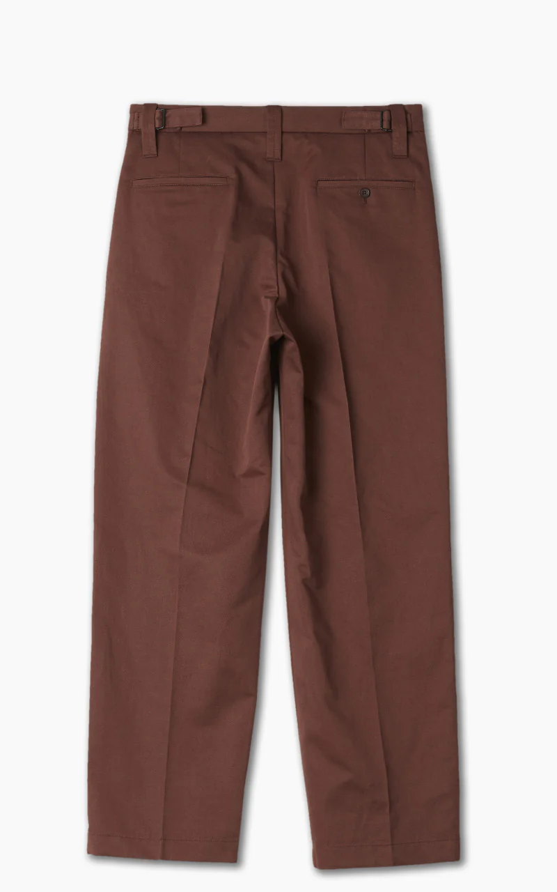 Lemaire One Pleat Pants Chocolate Fondant - Image 3