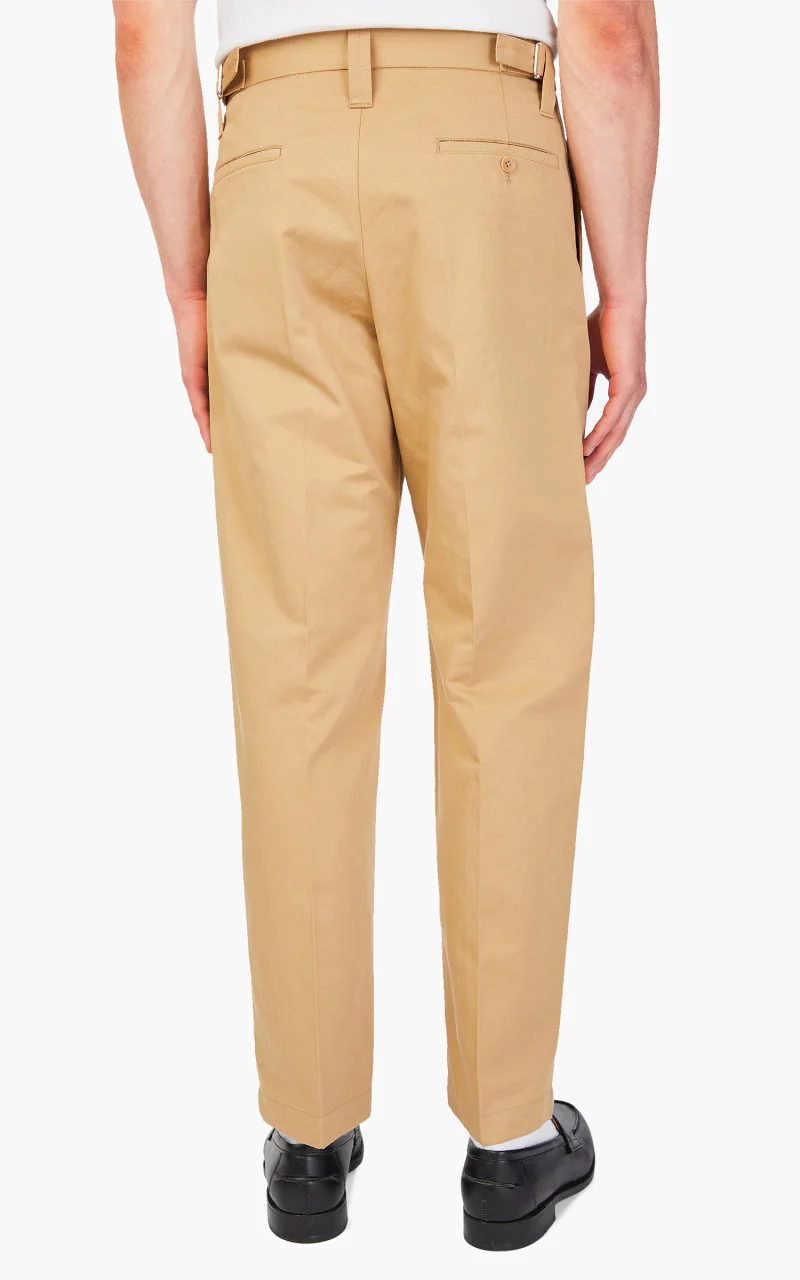 Lemaire One Pleat Pants Kraft Beige - Image 6