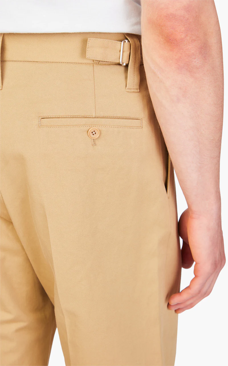 Lemaire One Pleat Pants Kraft Beige - Image 7