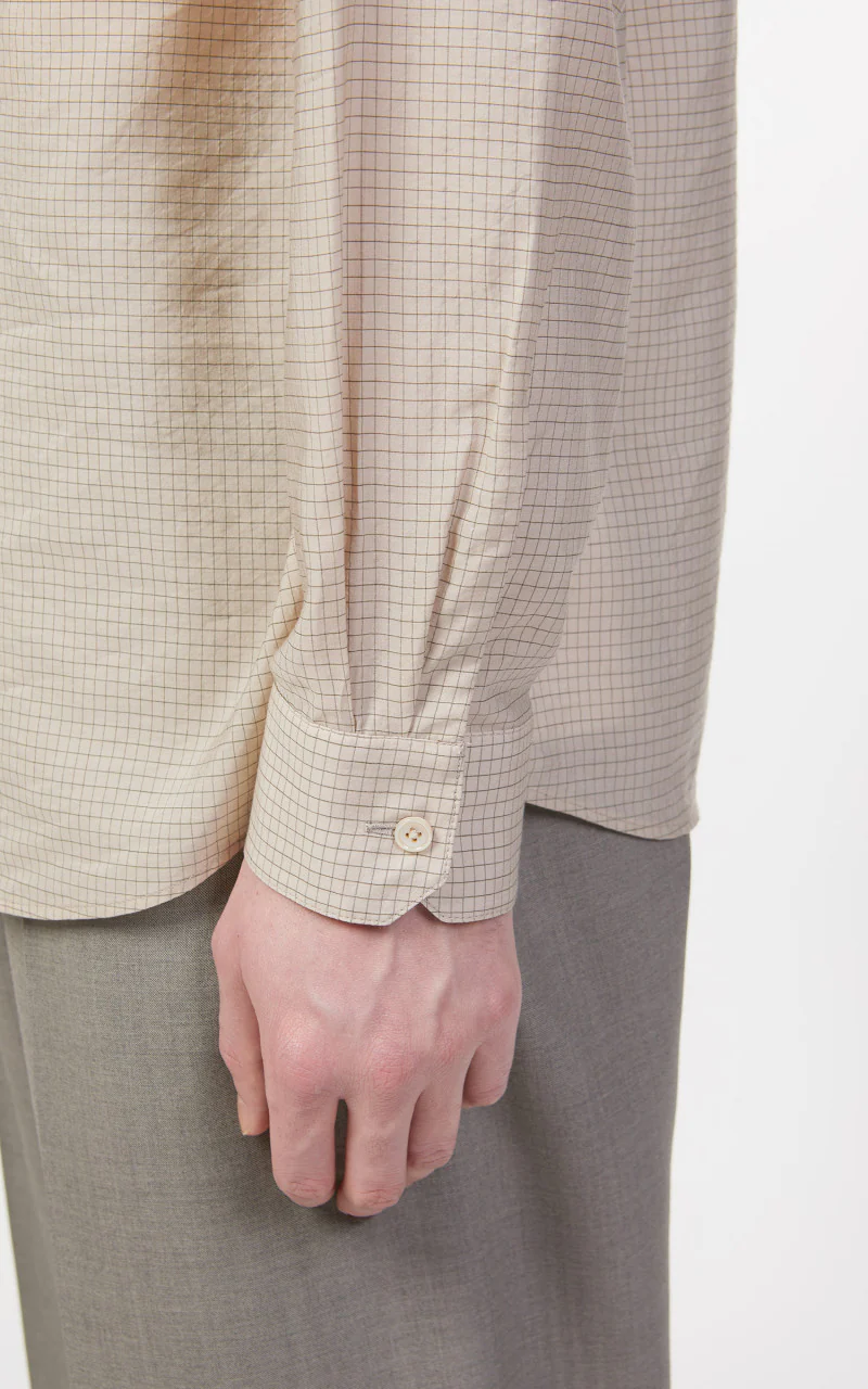 Lemaire Regular Collar L/S Shirt Nude - Image 8