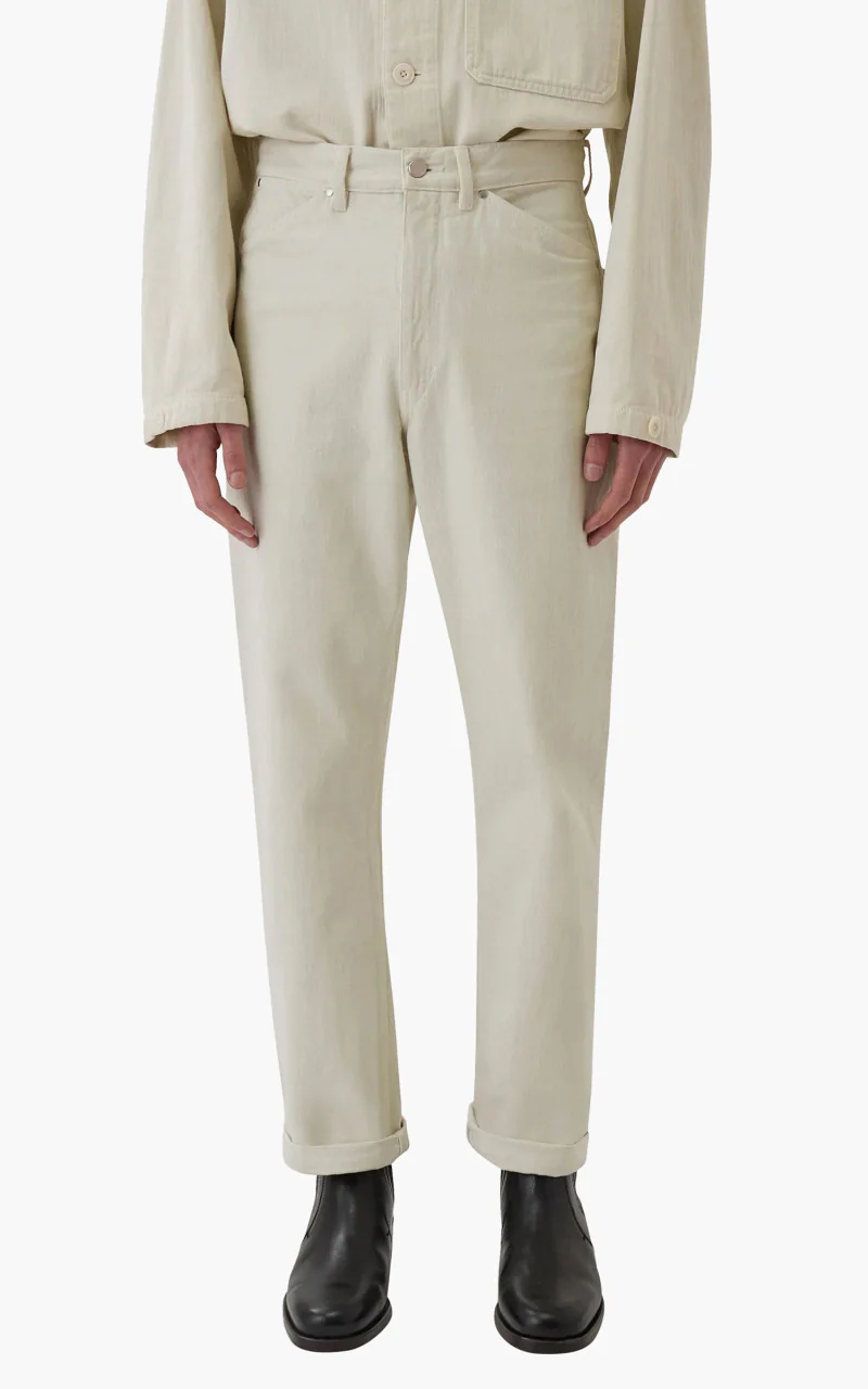 Lemaire Seamless Jeans GD Denim Stone Misty Ivory - Image 3