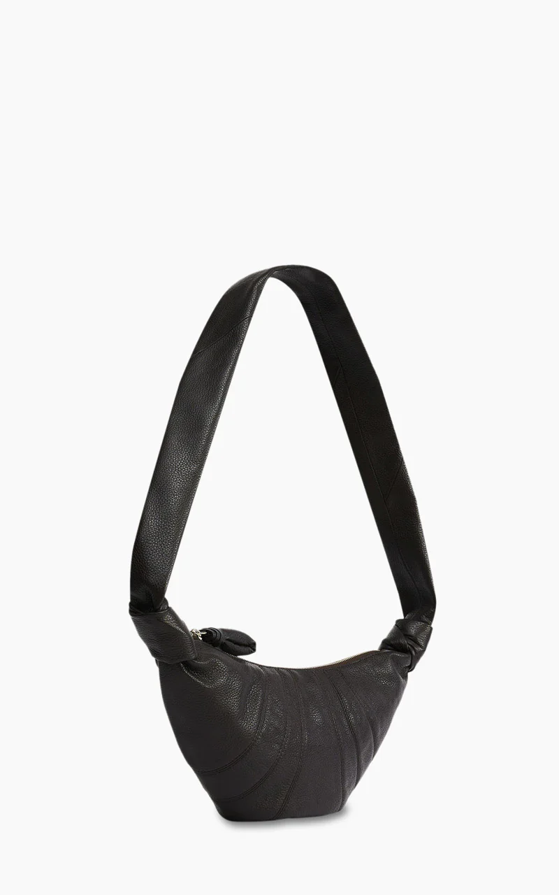 Lemaire Small Croissant Bag Soft Grained Leather Dark Chocolate - Image 3