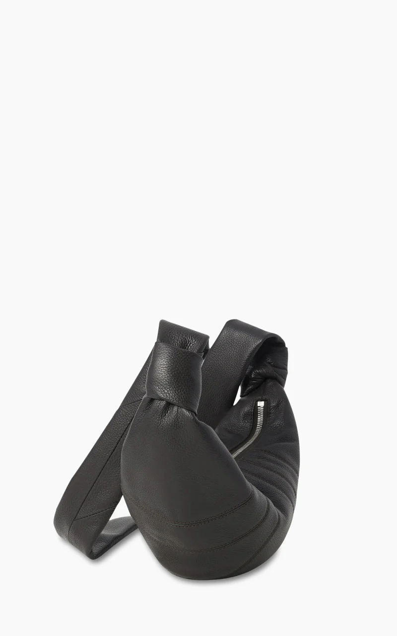 Lemaire Small Croissant Bag Soft Grained Leather Dark Chocolate - Image 4