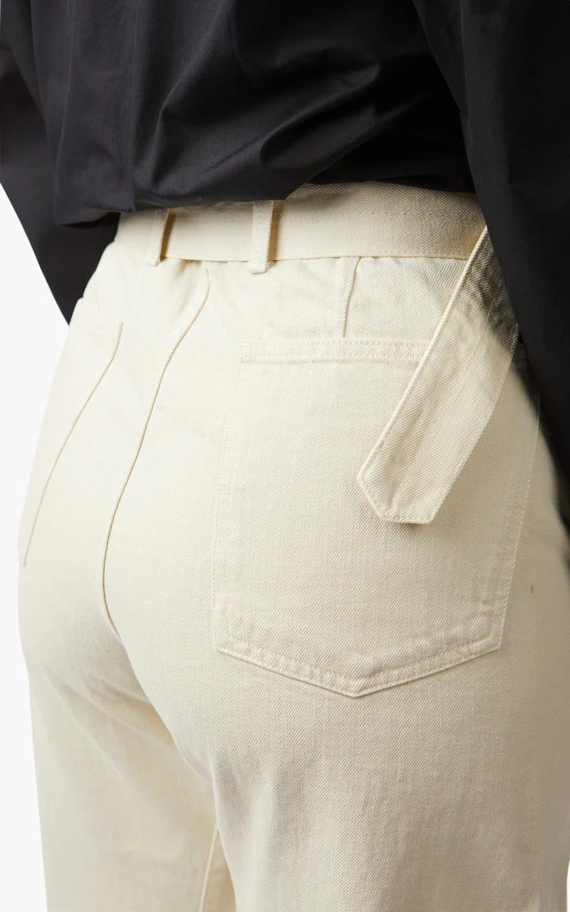 Lemaire Twisted Belted Pants Misty Ivory - Image 7