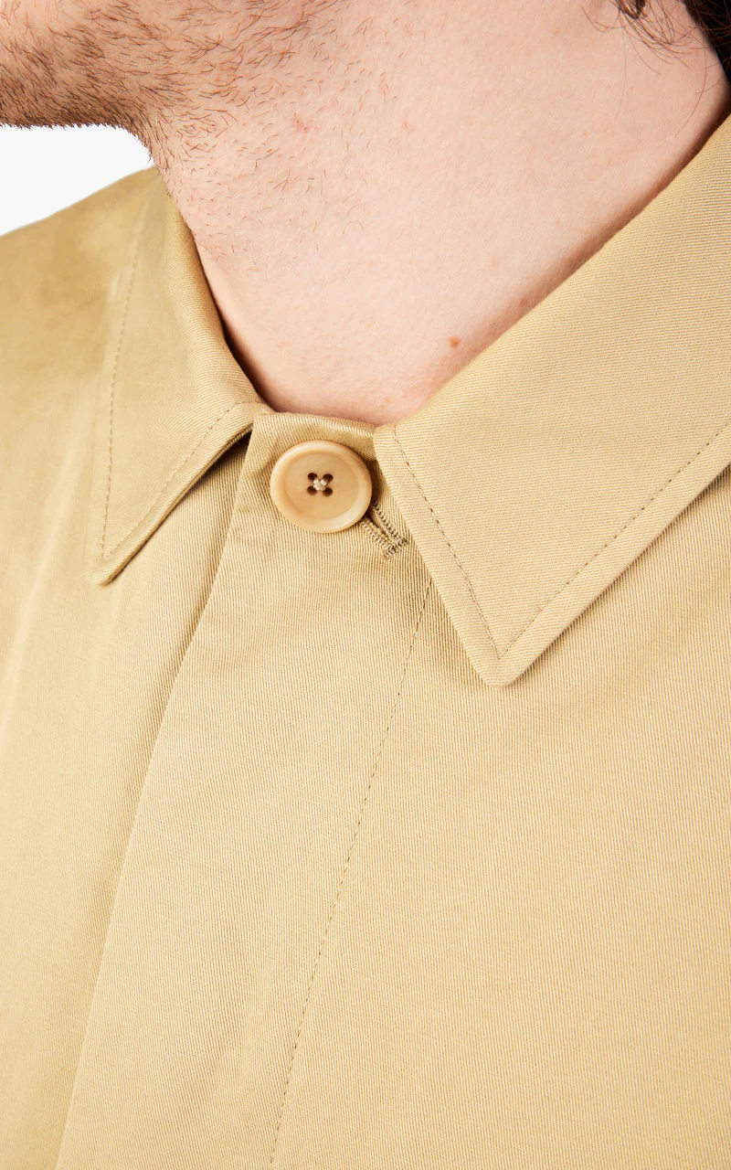 Lemaire Workwear Jacket Cotton Linen Kraft Beige - Image 7