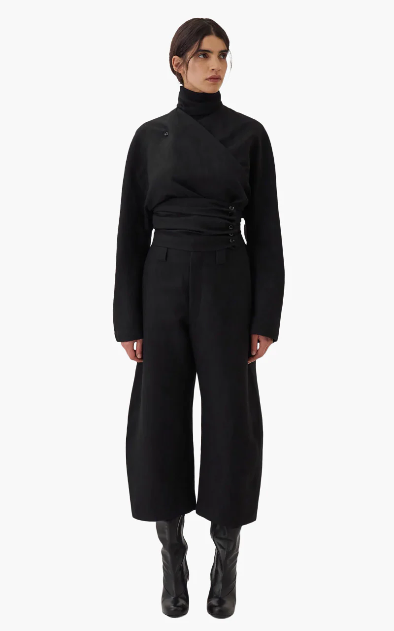 Lemaire Wrap Top Black - Image 4