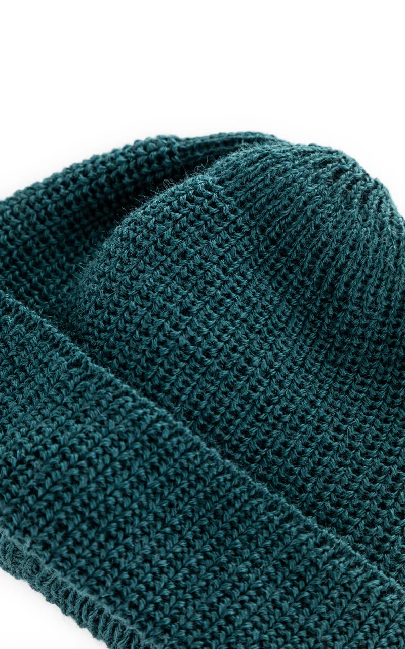 Leuchtfeuer-Strickwaren Leuchtfeuer Walfänger Knit Wool Beanie Green - Image 3