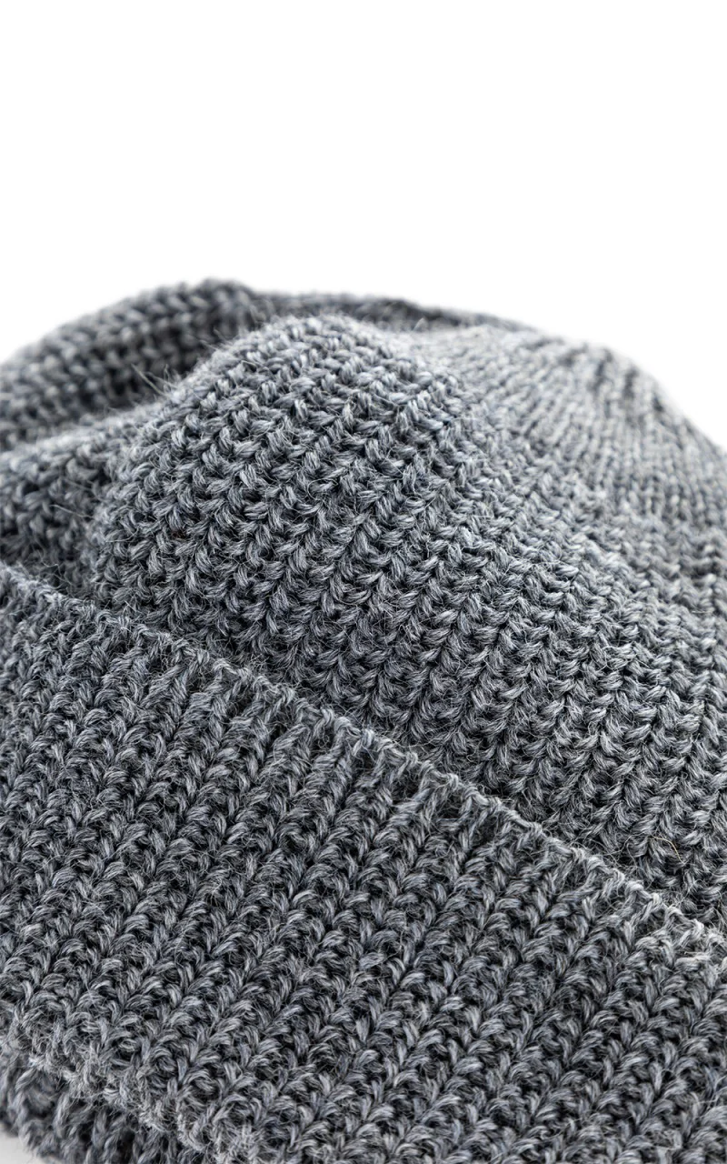 Leuchtfeuer-Strickwaren Leuchtfeuer Walfänger Knit Wool Beanie Grey - Image 3