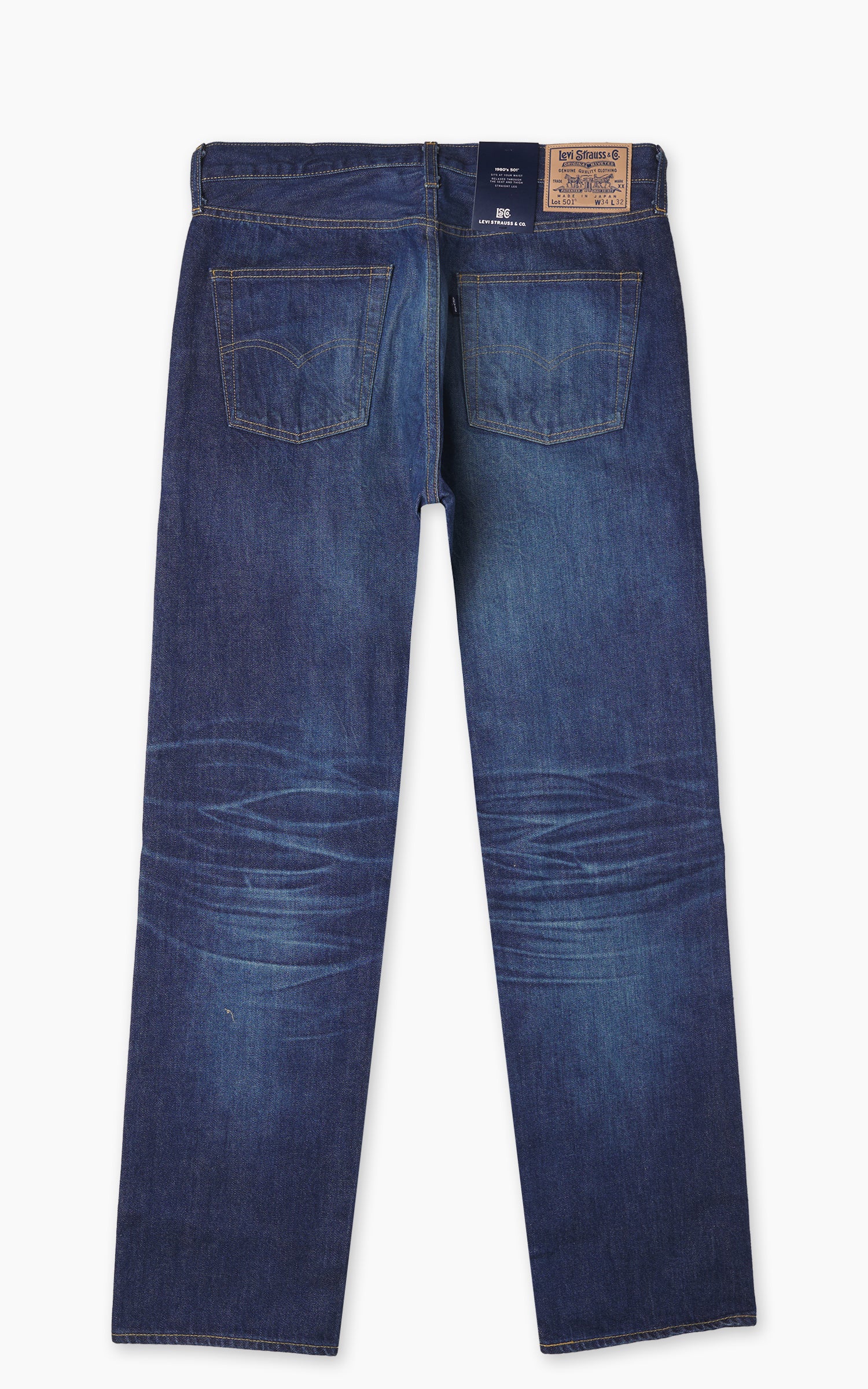 Levi's® Blue Tab™ MIJ 1980s 501® Jeans Clipper Blue - Image 3