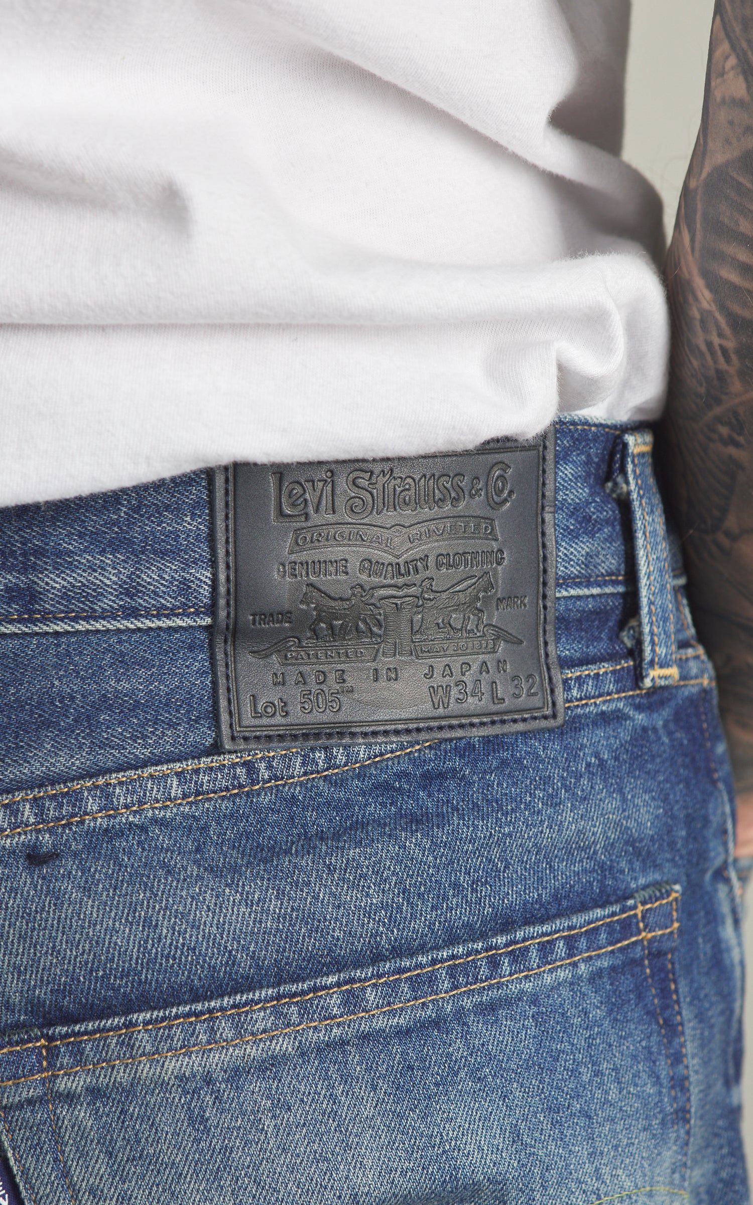 Levi's® Blue Tab™ 505™ Regular Jeans Mizzen Mast Blue - Image 7