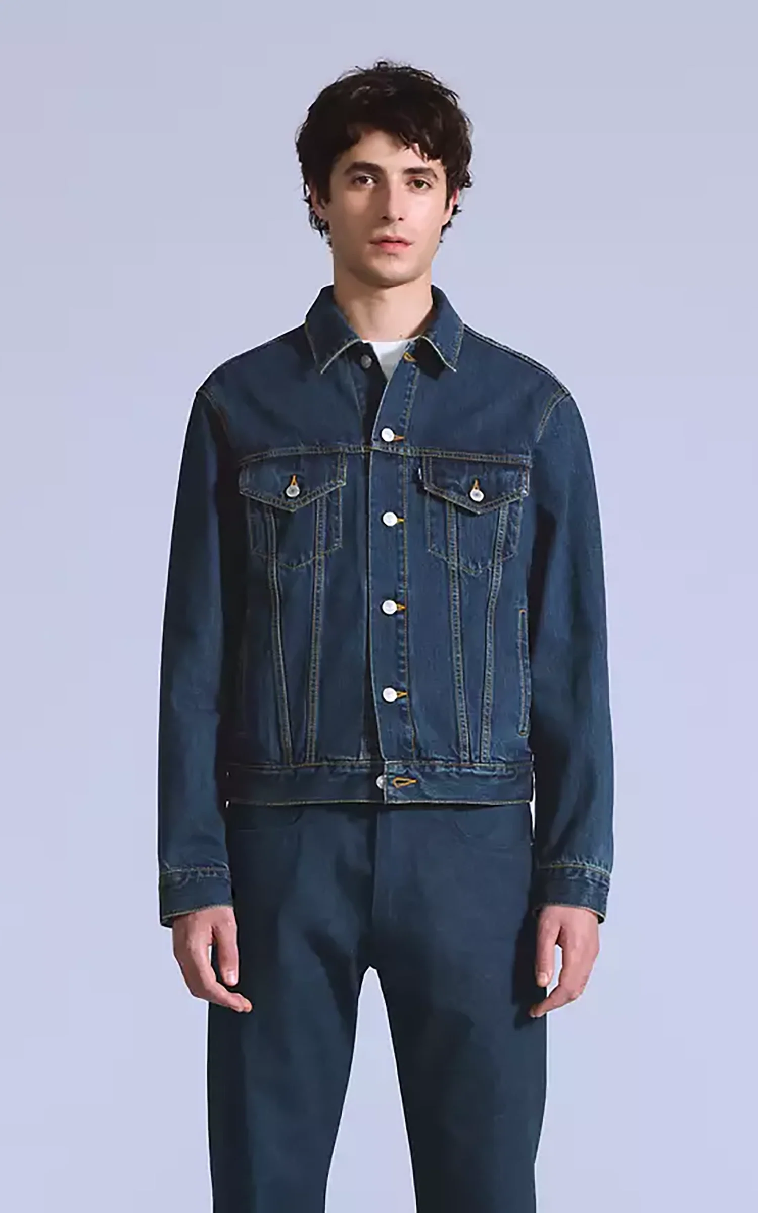 Levi’s® Blue Tab™ Type III Trucker Jacket Highwire Blue - Image 3