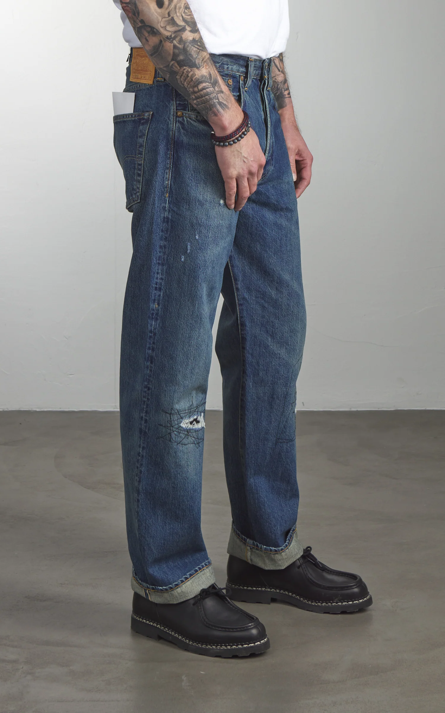 Levi's® Vintage Clothing 1947 501 Jeans Mestang Blue - Image 4