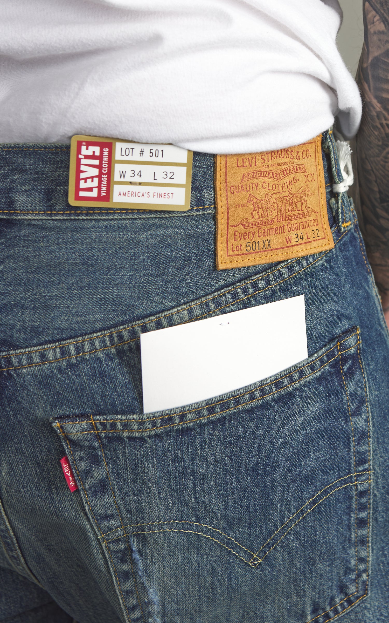 Levi's® Vintage Clothing 1947 501 Jeans Mestang Blue - Image 6