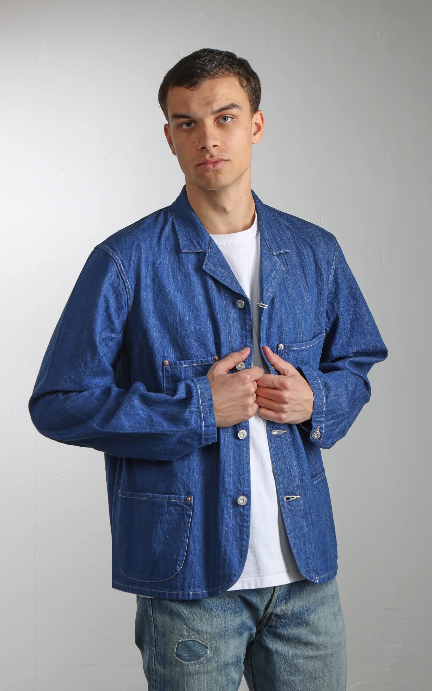 Levi's® Vintage Clothing 19th Century Sack Coat Rinse Indigo - Image 3