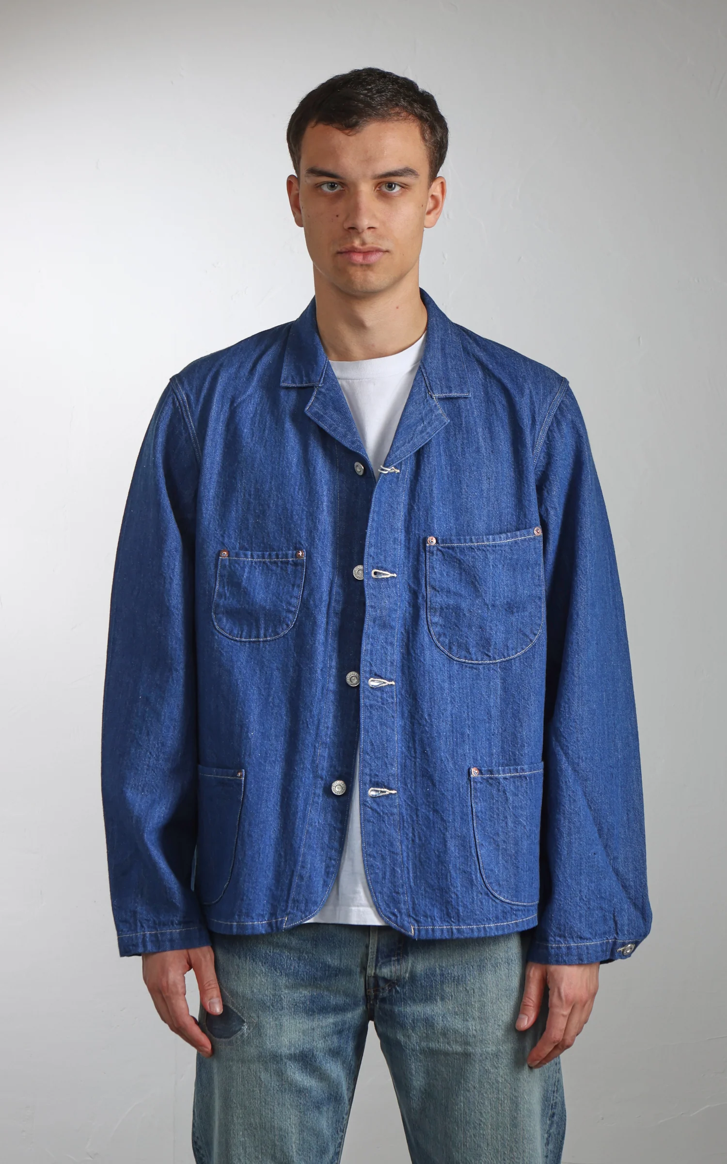 Levi's® Vintage Clothing 19th Century Sack Coat Rinse Indigo - Image 4