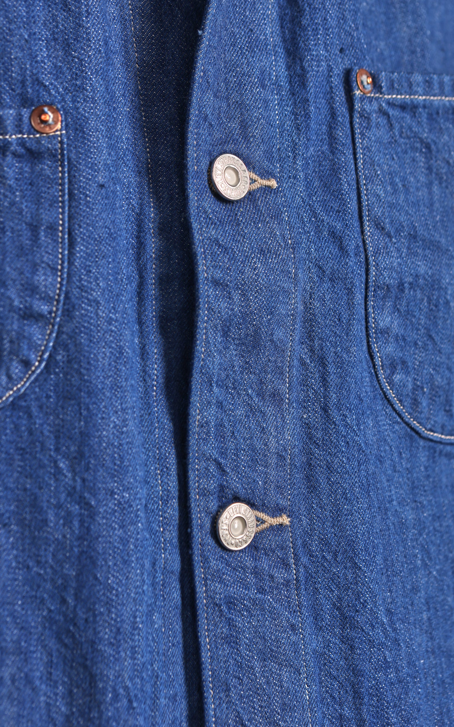 Levi's® Vintage Clothing 19th Century Sack Coat Rinse Indigo - Image 5