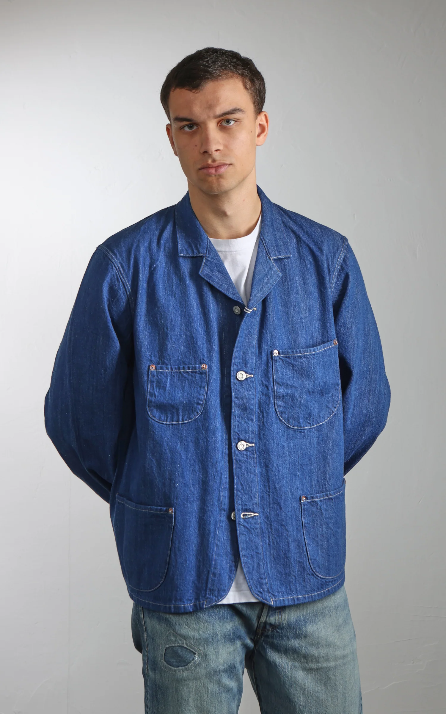 Levi's® Vintage Clothing 19th Century Sack Coat Rinse Indigo - Image 6