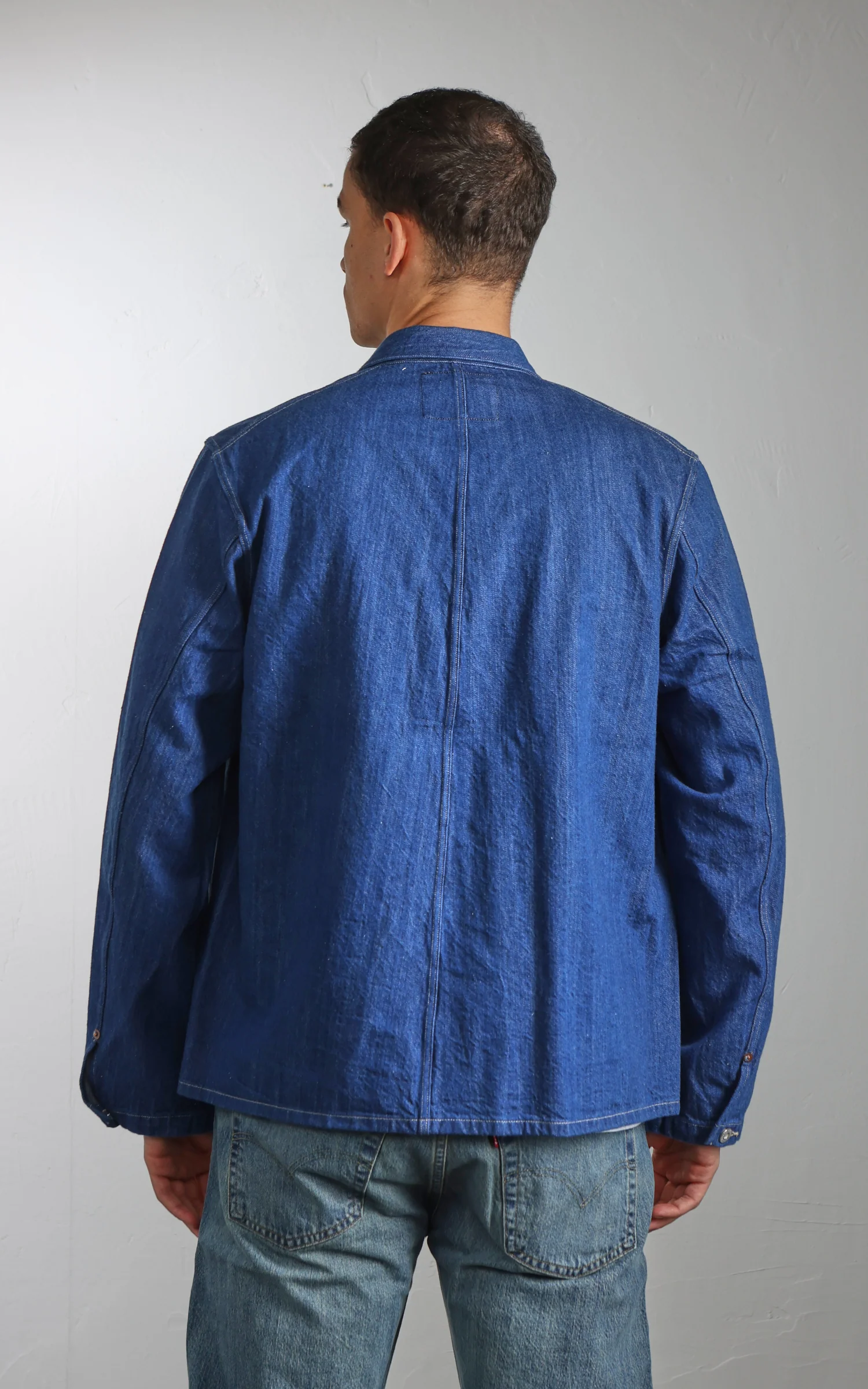 Levi's® Vintage Clothing 19th Century Sack Coat Rinse Indigo - Image 7